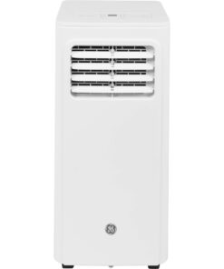 GE – 150 Sq. Ft. 5,000 BTU Portable Air Conditioner with Auto Evaporation Technology – White