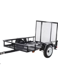 Carry-On Trailer 4′ x 7′ Mesh Floor Utility Trailer with CURT 2-5/16″ A-Frame Coupler
