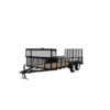 Carry-On Trailer 6-ft x 16-ft Treated Lumber Utility Trailer with Ramp Gate