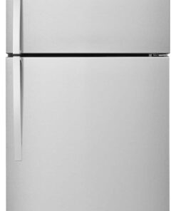 Whirlpool – 33 in. Wide 21.3 cu. ft. Top-Freezer Refrigerator – Monochromatic Stainless Steel