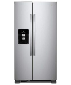 Whirlpool – 36 in. Wide 25 cu. ft. Side-by-Side Refrigerator – Fingerprint-Resistant Stainless Finish
