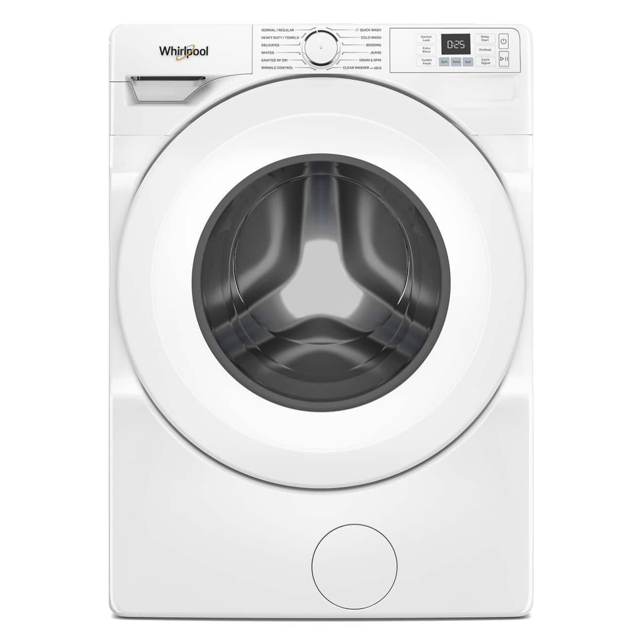 Whirlpool – 4.5 Cu. Ft. High Efficiency Front Load Washer with Tumble Fresh Option – White
