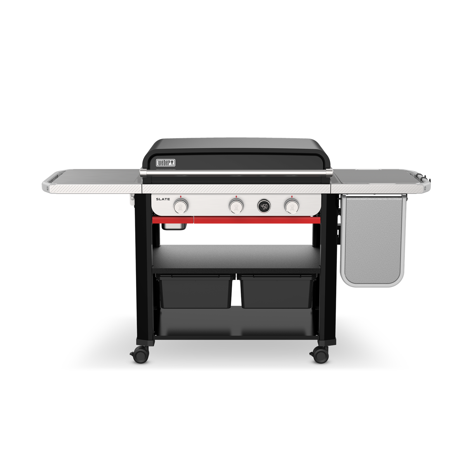 Slate® 30″ Rust-Resistant Griddle with Extendable Side Table (Liquid Propane)
