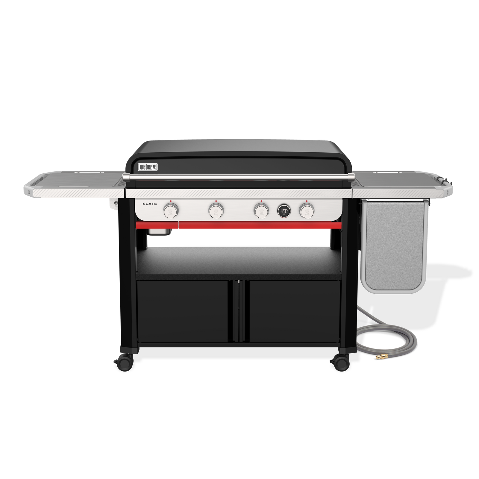 Slate® 36″ Rust-Resistant Griddle with Flip-Up Side Table (Natural Gas)