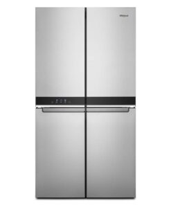 Whirlpool – 36 in. Wide 19.4 cu. ft. Counter Depth 4 Door Refrigerator – Fingerprint-Resistant Stainless Finish
