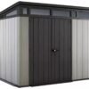 Keter Artisan 9 x 7ft Double Door Pent Outdoor Plastic Garden Shed