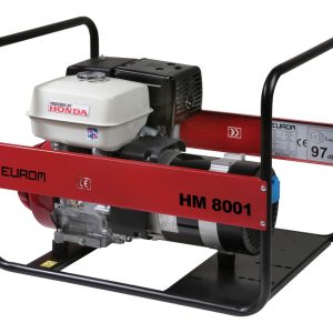 EUROM Benzine-aggregaat HM8001E met Honda-motor, elektrische start