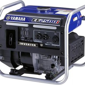 Yamaha 2,5 kVA draagbare benzine-omvormergenerator EF2500i in werking