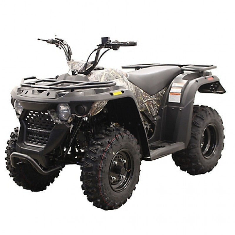 Youth MSA150 ATV – Camo 150cc Utility Quad Bike with Front & Rear Cargo Racks, Off-Road All-Terrain ATV