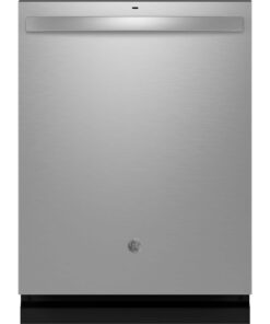 GE – 24″ Top Control Built-In Stainless Steel Tub Dishwasher with 3rd Rack, Sanitize Cycle and 47 dBA – Stainless Steel