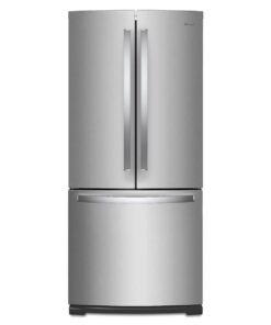 Whirlpool – 30 in. Wide 20 cu. ft. French Door Refrigerator – Stainless Steel