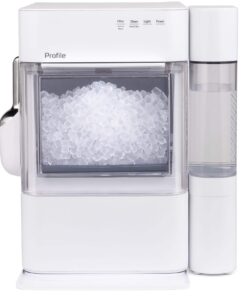 GE Profile – Opal 2.0 Ultra Nugget Ice Maker with Side Tank and Scale Inhibiting Filter – Stone White