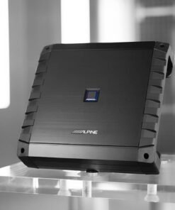 Alpine – S-Series Class D Mono Amplifier with Variable Crossovers – Black