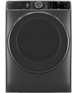 GE Profile – 7.8 Cu. Ft. Stackable Smart Electric Dryer with Steam and Sanitize Cycle – Carbon Graphite
