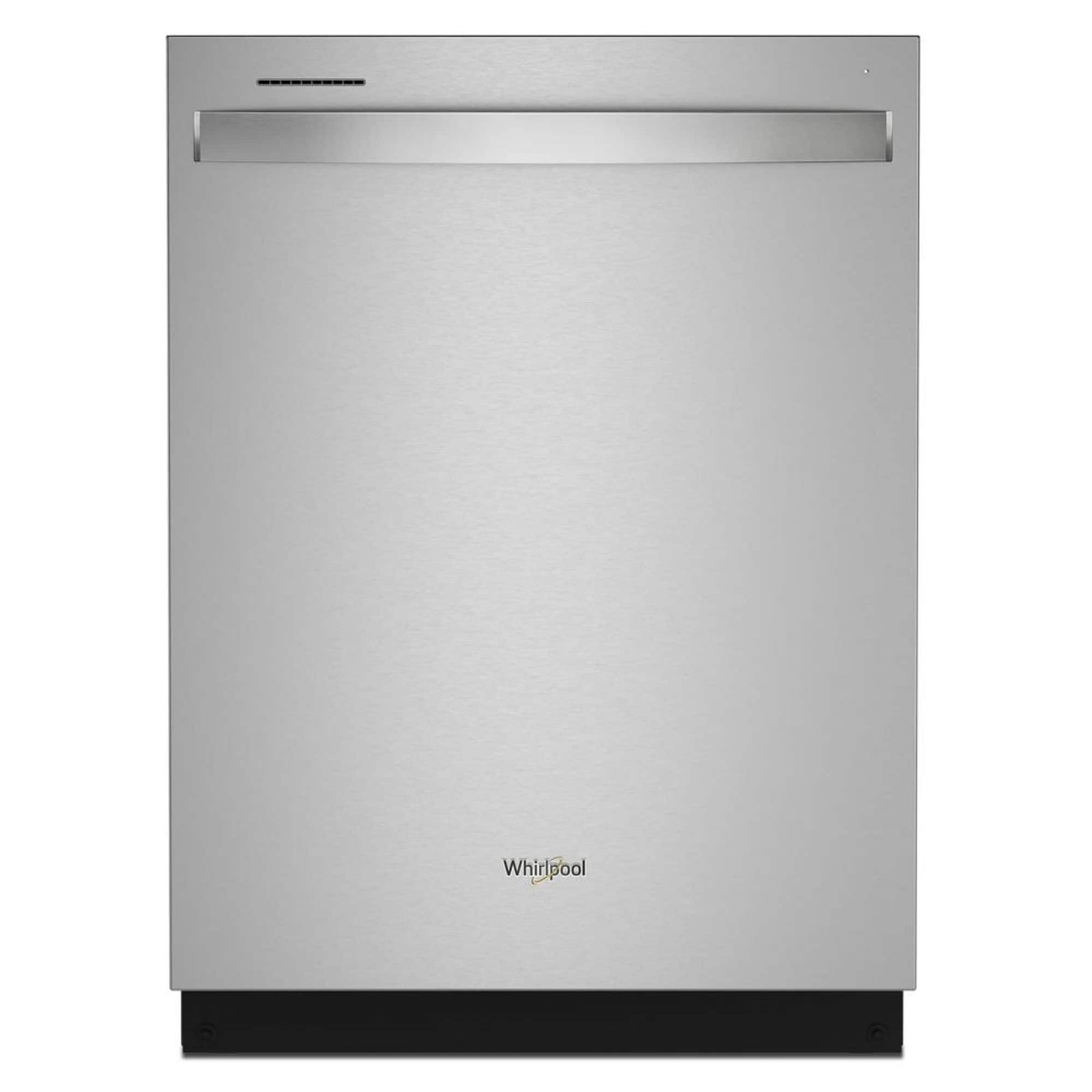 Whirlpool – 24 inch Top Control Built-in Stainless Steel Tub Dishwasher with 3rd Rack, Water Repellent Silverware Basket,  41 dBA – Stainless Steel