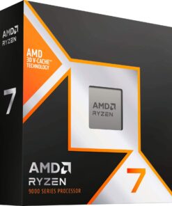 AMD – Ryzen 7 9800X3D 8-Core – 16-Thread 4.7 GHz (5.2 GHz Max Boost) Socket AM5 PCI Express 5.0 Unlocked Desktop Processor – Silver