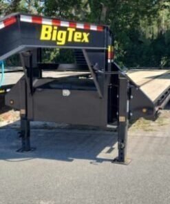 Big Tex 25GN 40′ Heavy-Duty Gooseneck Trailer – Tandem Dual Axle, Black Steel Deck
