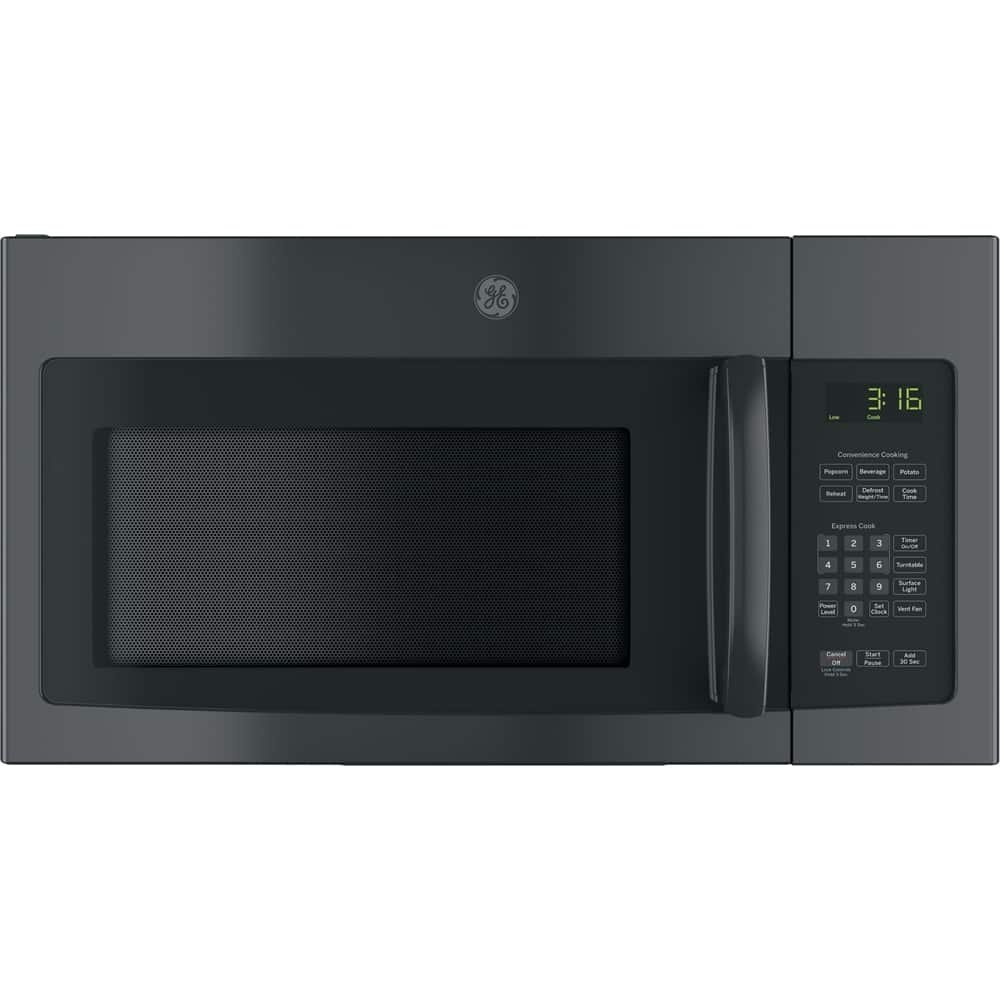 GE – 1.6 Cu. Ft. Over-the-Range Microwave and Electronic Touch Controls – Black