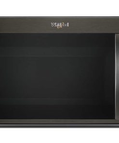 Whirlpool – 1.9 Cu. Ft. Over-the-Range Microwave with Sensor Cooking – Black Stainless Steel