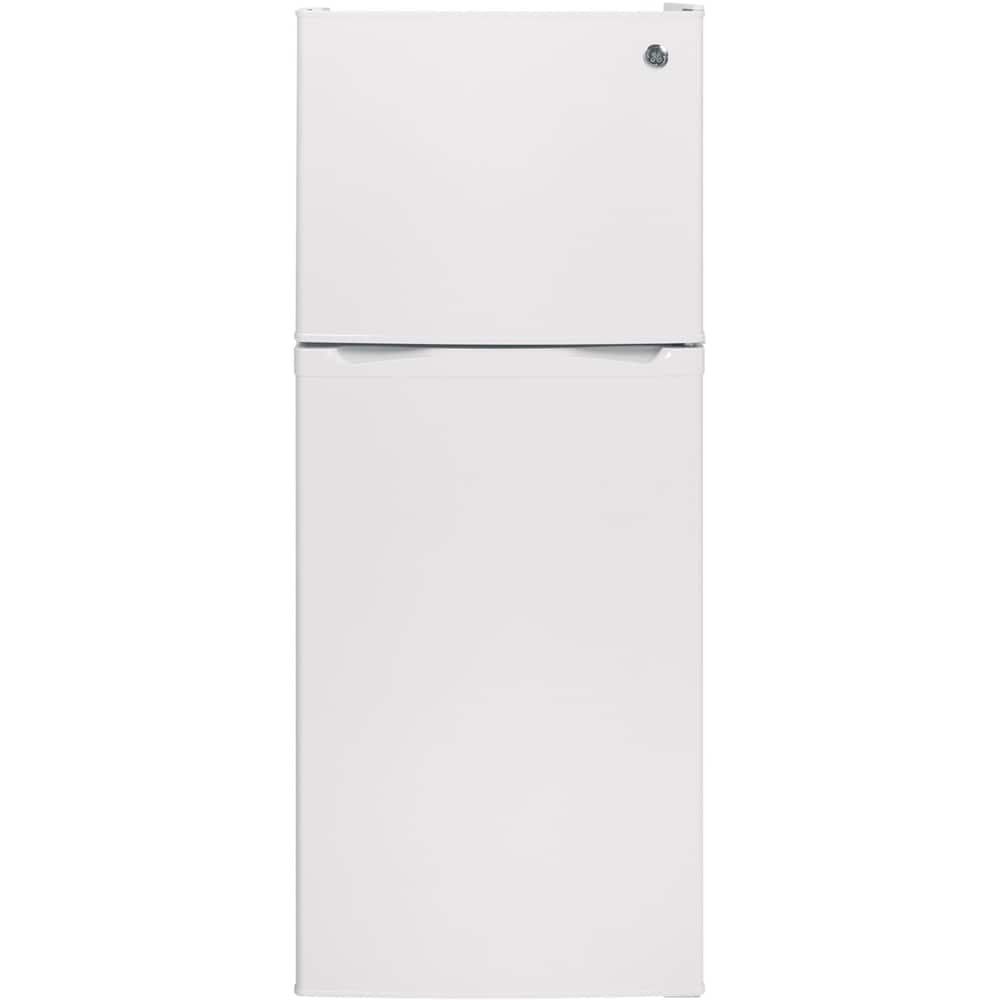 GE – 24 in. Wide 11.6 Cu. Ft. Top-Freezer Refrigerator with ENERGY STAR Certification – White