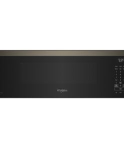 Whirlpool – 1.1 Cu. Ft. Over the Range Microwave with Sensor Cooking and 1800-Watts Cooking Power – Black Stainless Steel