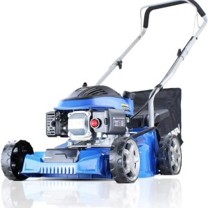 Hyundai 16" / 40cm 79cc benzine grasmaaier, 25-75mm maait, 45L grasopvangbak