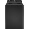 GE – 4.5 Cu. Ft. Top Load Washer with Water Level Control, Deep Fill, Quick Wash, and Glass Lid – Diamond Gray