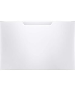 GE – 28 in. Wide and 16 in. Tall Laundry Pedestal with Storage Drawer for Select Washers and Dryers – White
