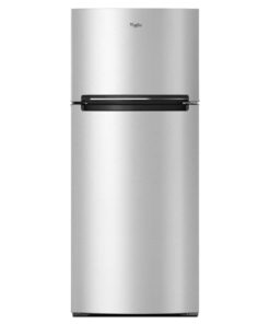 Whirlpool – 28 in. Wide 18 cu. ft. Wide Refrigerator Compatible With The EZ Connect Icemaker Kit – Stainless Steel