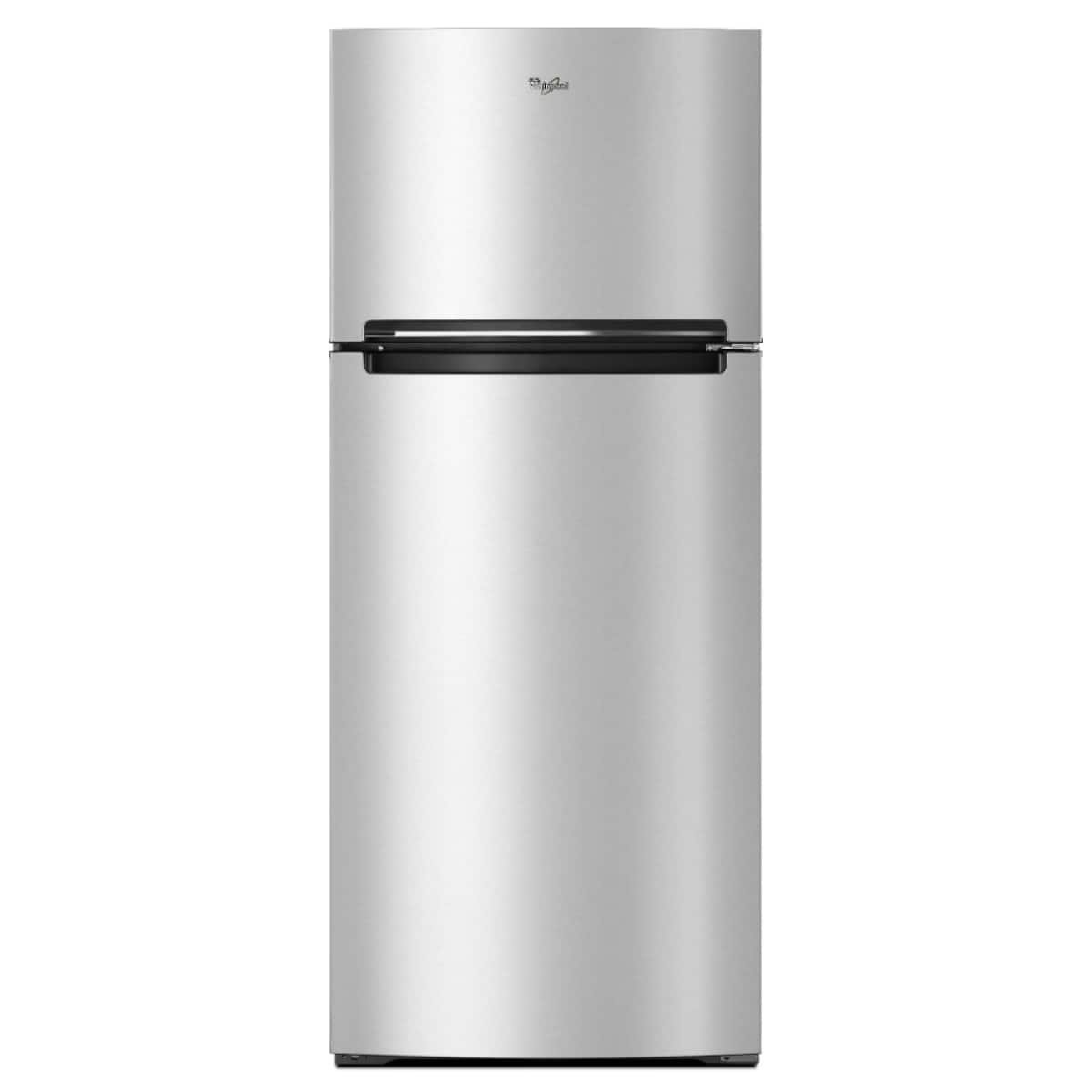 Whirlpool – 28 in. Wide 18 cu. ft. Wide Refrigerator Compatible With The EZ Connect Icemaker Kit – Stainless Steel
