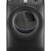 GE – 7.8 Cu. Ft. Stackable Smart Electric Dryer with Sanitize Cycle – Carbon Graphite