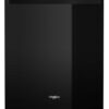 Whirlpool – 24 inch Top Control Built-In Stainless Steel Tub Dishwasher with Large Capacity Tall Top Rack and 50 dBA – Black