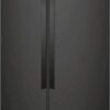Whirlpool – 33 in. Wide 21.7 cu. ft. Side-by-Side Refrigerator – Black