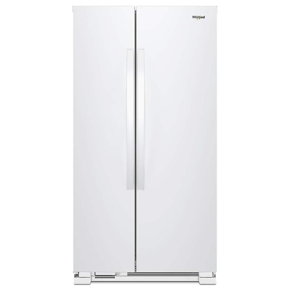 Whirlpool – 33 in. Wide 21.7 cu. ft. Side-by-Side Refrigerator – White