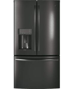 GE Profile – 36 in. Wide 22.1 Cu. Ft. French Door Counter-Depth Refrigerator with Hands-Free AutoFill – Black Stainless Steel