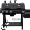 Char-Griller Texas Trio 3-Burner Dual Fuel Grill with Smoker