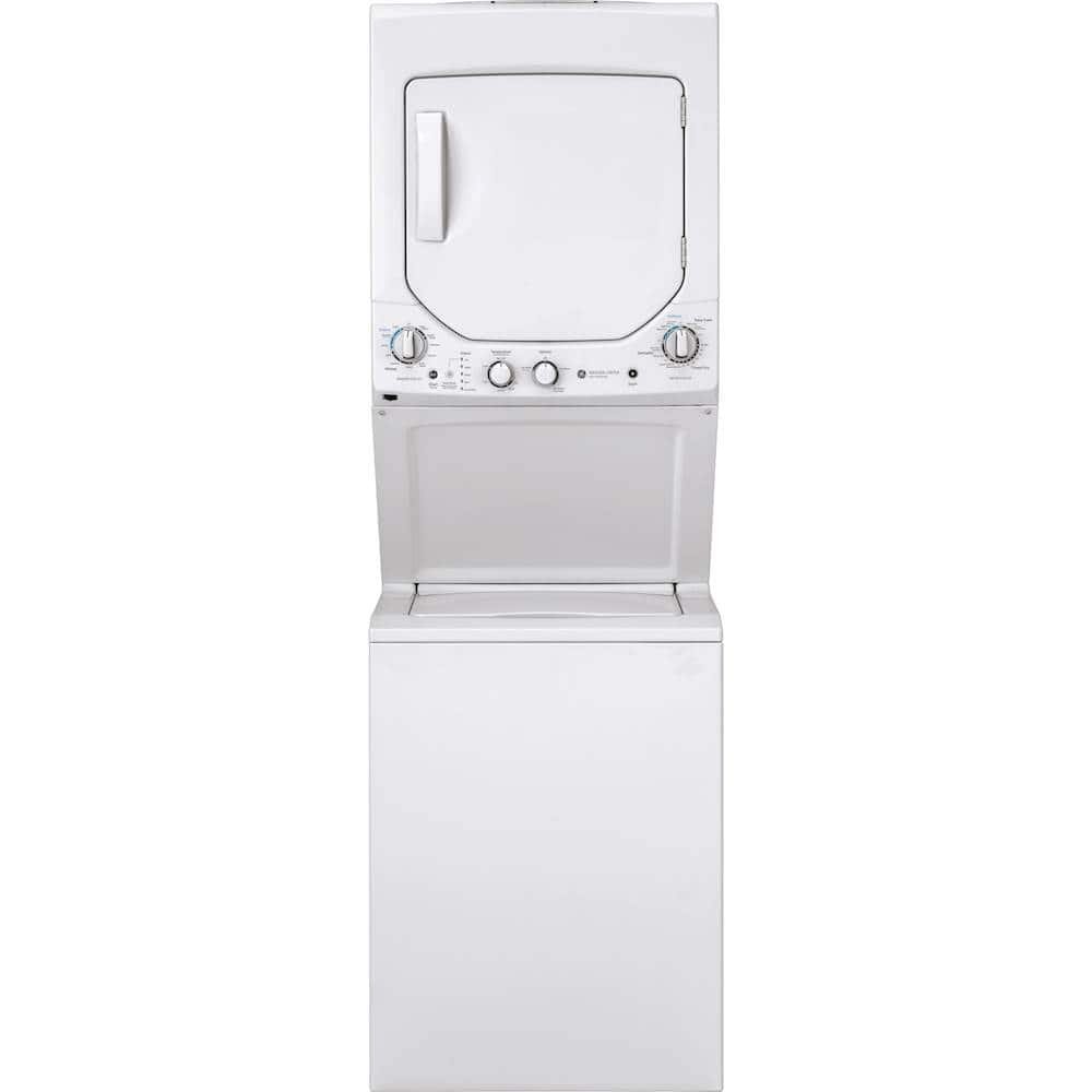 GE – 2.3 Cu. Ft. Top Load Washer and 4.4 Cu. Ft. Electric Dryer Laundry Center – White