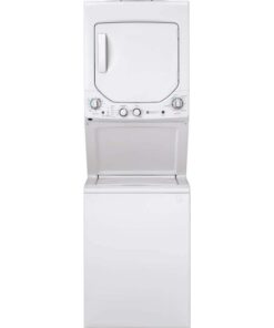 GE – 2.3 Cu. Ft. Top Load Washer and 4.4 Cu. Ft. Gas Dryer Laundry Center – White