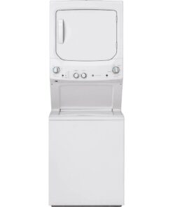 GE – 3.8 Cu. Ft. Top Load Washer and 5.9 Cu. Ft. Electric Dryer Laundry Center – White
