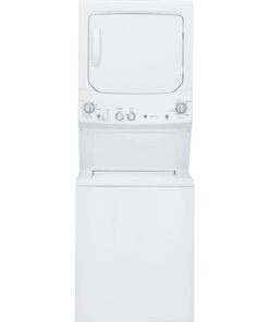 GE – 3.8 Cu. Ft. Top Load Washer and 5.9 Cu. Ft. Electric Dryer Laundry Center with Long Vent Drying – White