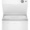 Whirlpool – 1.6 Cu. Ft. Top Load Washer and 3.4 Cu. Ft. Electric Dryer with Smooth Wave Stainless Steel Wash Basket – White