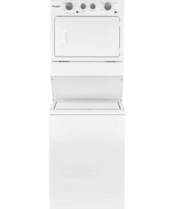 Whirlpool – 3.5 Cu. Ft. Top Load Washer and 5.9 Cu. Ft. Gas Dryer with Dual Action Agitator – White