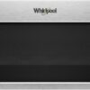 Whirlpool – 1.1 Cu. Ft. Low Profile Over-the-Range Microwave Hood Combination with Hidden Control Panel – Stainless Steel