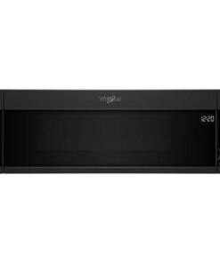 Whirlpool – 1.1 Cu. Ft. Low Profile Over-the-Range Microwave Hood Combination – Black