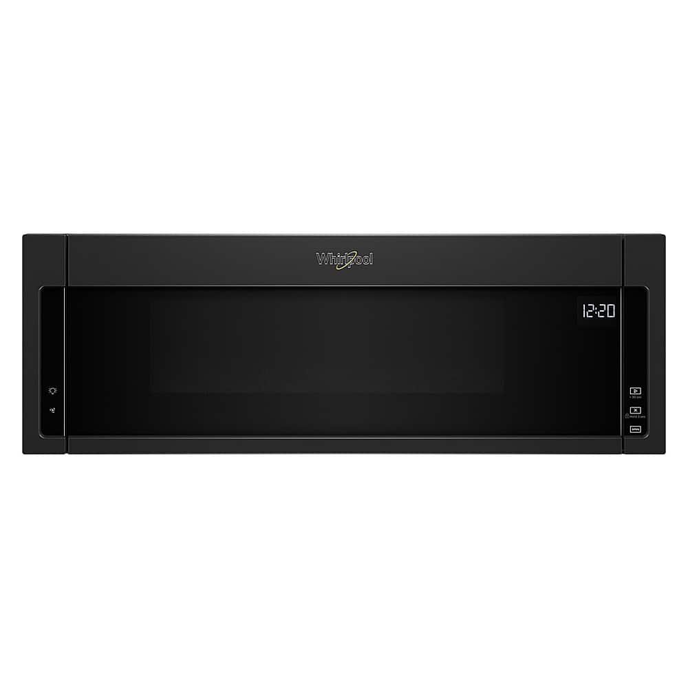 Whirlpool – 1.1 Cu. Ft. Low Profile Over-the-Range Microwave Hood Combination – Black