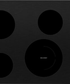 Whirlpool – 30 in. Wide 4 element Built-In Electric Cooktop with Dual Radiant Element – Black