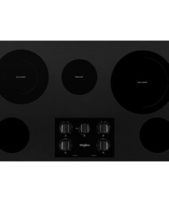 Whirlpool – 36 in. Wide 5 element Electric Cooktop – Black