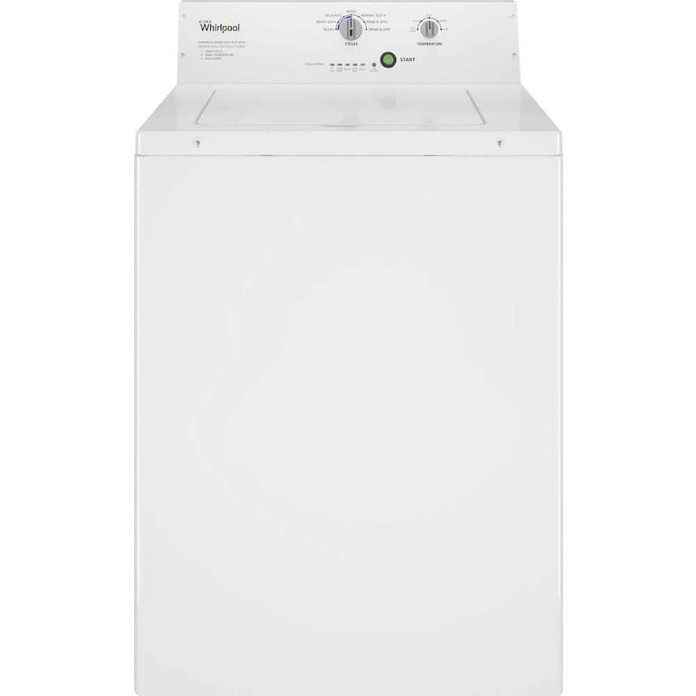 Whirlpool – 3.27 Cu. Ft. High Efficiency Top Load Washer with Deep-Water Wash System – White