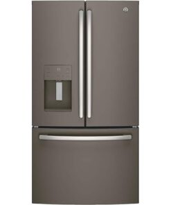 GE – 36 in. Wide 25.6 Cu. Ft. French Door Refrigerator with In-Door Ice Maker – Slate