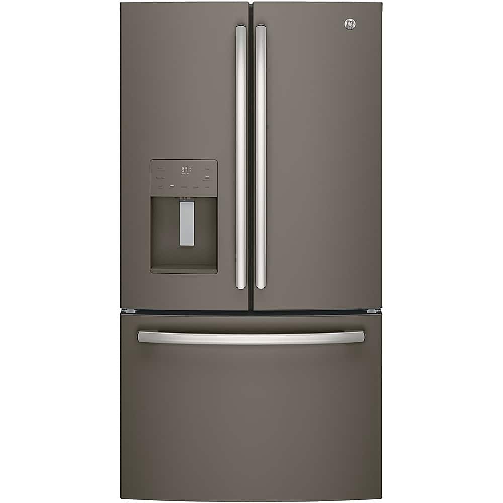 GE – 36 in. Wide 25.6 Cu. Ft. French Door Refrigerator with In-Door Ice Maker – Slate
